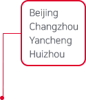 Beijing,Changzhou,Yancheng,Huizhou